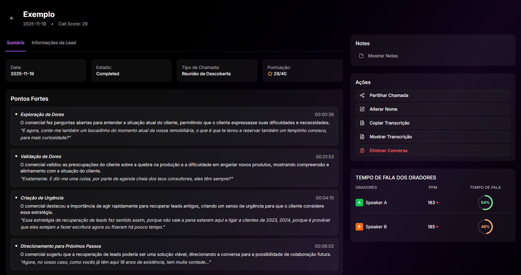 3. Revê o que o Sales Analyst encontrou